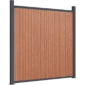 vidaXL Zaunelement Braun 872x186 cm WPC