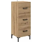 vidaXL Sideboard Artisan-Eiche 34,5 x 34 x 90 cm Holzwerkstoff