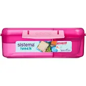 Sistema Brotdose - Bento Lunch - 1,65 L - Pink - - One Size - Brotdosen