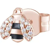 Rosato Bronze single earrings with zircons Storie beehive RZO050
