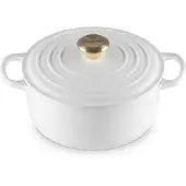 Le Creuset 4,2 liter - Emaljeret støbejern - White