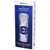 Bauerfeind Genutrain A3 Kniebandage links Gr.4 titan 1 St Bandage(s)