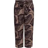 ONLY Carmakoma Hose in Schwarz/ Hellbraun - 54