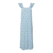 Pieces Pcflora Volant Träger Maxikleid | Blau | S