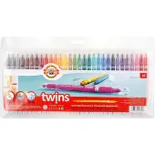 Koh-I-Noor Twins-Marker, wendbar, 30 Farben (238656)