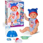 Baby Born Jonas 43cm, Babypuppe mit 10 Funktionen und Accessoires, ab 3 Jahren