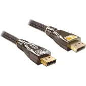 DeLOCK - DisplayPort-Kabel - DisplayPort (M) zu DisplayPort (M) - 2 m - Anthrazit