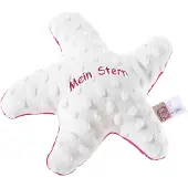 Heunec STELLINA Plüschi mit Stickerei hot pink Größe 25 cm