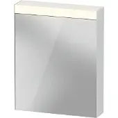 Duravit Lumière et miroirs Better Armoire de toilette avec éclairage, 1 porte à miroir, charnière à droite