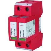 Dehn DG M TN 275, Terminal, 230 V, 50 - 60 Hz, 20000 A, Rot, Thermoplast