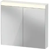 Duravit Licht & Spiegel Best Spiegelschrank mit Beleuchtung, 2 Spiegeltüren, 810x760x148mm, LM7841000000, Ausführung: DE Netzstecker