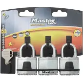 Master Lock M1EURTRI Set mit 3 Titan-Vorhängeschlössern - Excell - 45 mm