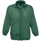 Sols Unisex Surf Windbreaker / Jacke, besonders leicht (Tannengrün)