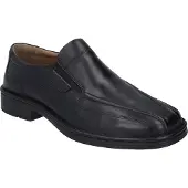 Josef seibel Slipper "Bradfjord 07", Herren, Gr. 46, schwarz, Leder, Schuhe Slipper, Slipper, Festtagschuh, Komfortschuh in weiter Passform