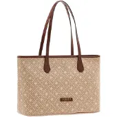 The bridge Anna Leder-Shopper 38cm Sand/Gold 0434115A-KC