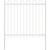 vidaXL Gartenzaun BOXTEL Weiß