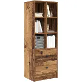 vidaXL Highboard mit Schubladen Altholz 45,5 x 34 x 127 cm