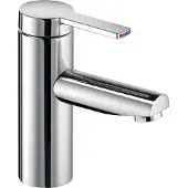 Keuco Waschtisch-Einhebelmischer 90 Plan blue A 107mm, o. Abl-Garnitur, alu./finish