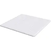 vidaXL Matratzenauflage Weiß 200 x 200 cm Strickstoff