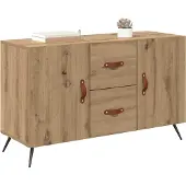 vidaXL Sideboard Artisan-Eiche 100 x 36 x 60 cm Holzwerkstoff