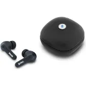 BMW Headphones Bluetooth TWS Leather Metal Logo ENC black