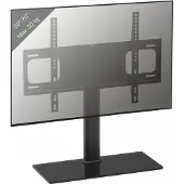 VCM TV Standfuß Aufsatz Erhöhung | 32-70 Zoll bis 30 kg | VESA max. 600x400 | Fernseh Ständer aus hochwertigem Stahl | Maße ca. H. 67 x B. 66 x T. 25 cm | Fernsehstand B-TTS-600