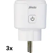 Ginza.se SMART-PLUG10 3 - Smart WLAN Steckdose 16A 3680W - 3 Stück - Weiß