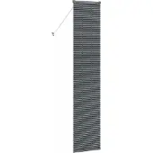 vidaXL Balkenjalousien Dunkelgrau 220 x 50 cm Aluminium