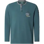 Jan Vanderstorm Langarm-Poloshirt "Langarmshirt KESTER"