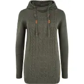 Oxmo Strickfleece-Pullover "Strickpullover OXCable"