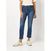 Toni 7/8-Jeans geschlitzt, mit Stretch