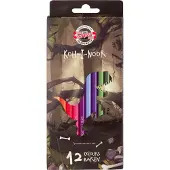 Koh-I-Noor 3592 Dino-Buntstifte, 12 Farben