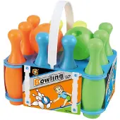 Lobbes Bowlingset Spielzeug bunt Kunststoff für Kinder ab 3 Jahren