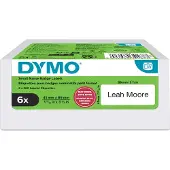 Dymo LabelWriter-Etiketten S0722560/11356, rechteckig, 41 x 89 mm, ablösbar, 6 Rollen mit jeweils 300 Etiketten, FSC-Papier, weiß