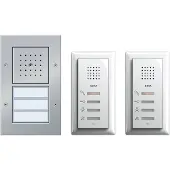 Gira 049544 Audio-Paket 2TN alu Zweifamilienhaus Paket Audio