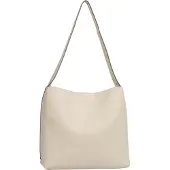 Tom Tailor Schultertaschen Angie, Hobo Bag M, off white, Weiß