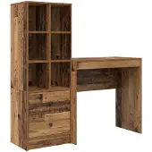 vidaXL Schreibtisch Altholz 125,5 x 40 x 127 cm 2 stk.