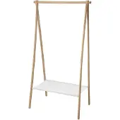 Wellhome - Bambus Garderobe mit Ablage 86x57x155cm