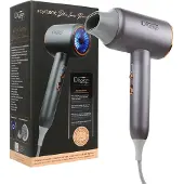 Italian Design Cyclone Blue Ionic Power Haartrockner | silber