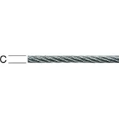 ABUS Drahtseil mit Stahleinlage Edelstahl blk 7 x 7 4