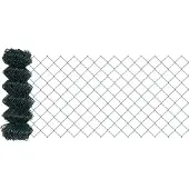 vidaXL Maschendrahtzaun 10 x 0,6 m Stahl Grün