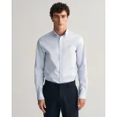 Gant Langarmhemd "SLIM CLASSIC POPLIN SHIRT" mit klassischer Logostickerei auf der Brust