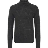 Blend Rollkragenpullover "Rollkragenpullover BHPatta", Herren, Gr. L, grau (pewter mix), Obermaterial: 100% Polyacryl PAN., Pullover Rollkragenpullover