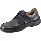 Jomos Schuhe Herren Halbschuhe Schnürschuhe Weite H Feetback 406202-44, Schuhgröße:39, Farbe:Schwarz