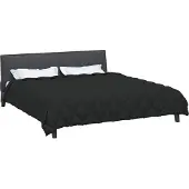 vidaXL Winterbettdecke 200 x 240 cm 450 g/m² Schwarz