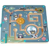 Kinder and Kids - Labyrinth mit Magnetstift und Kugeln, Weltraum