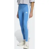 Adidas Trainingstights "W 3S SJ LEG" sportlicher Look mit 3-Streifen, aus Baumwolle und Elasthan