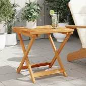 vidaXL Möbel Gartentisch Klappbar 50x50x50 cm Massivholz Akazie - Gartentische 364893