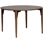 Ebuy24 Paragon Dan-Form Esstisch Furnier Walnuss.