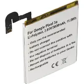 AccuCell Akku passend für Google Pixel 3a, Li-Polymer, 3,85V, 3000mAh, 11,6Wh, built-in, ohne Werkzeug